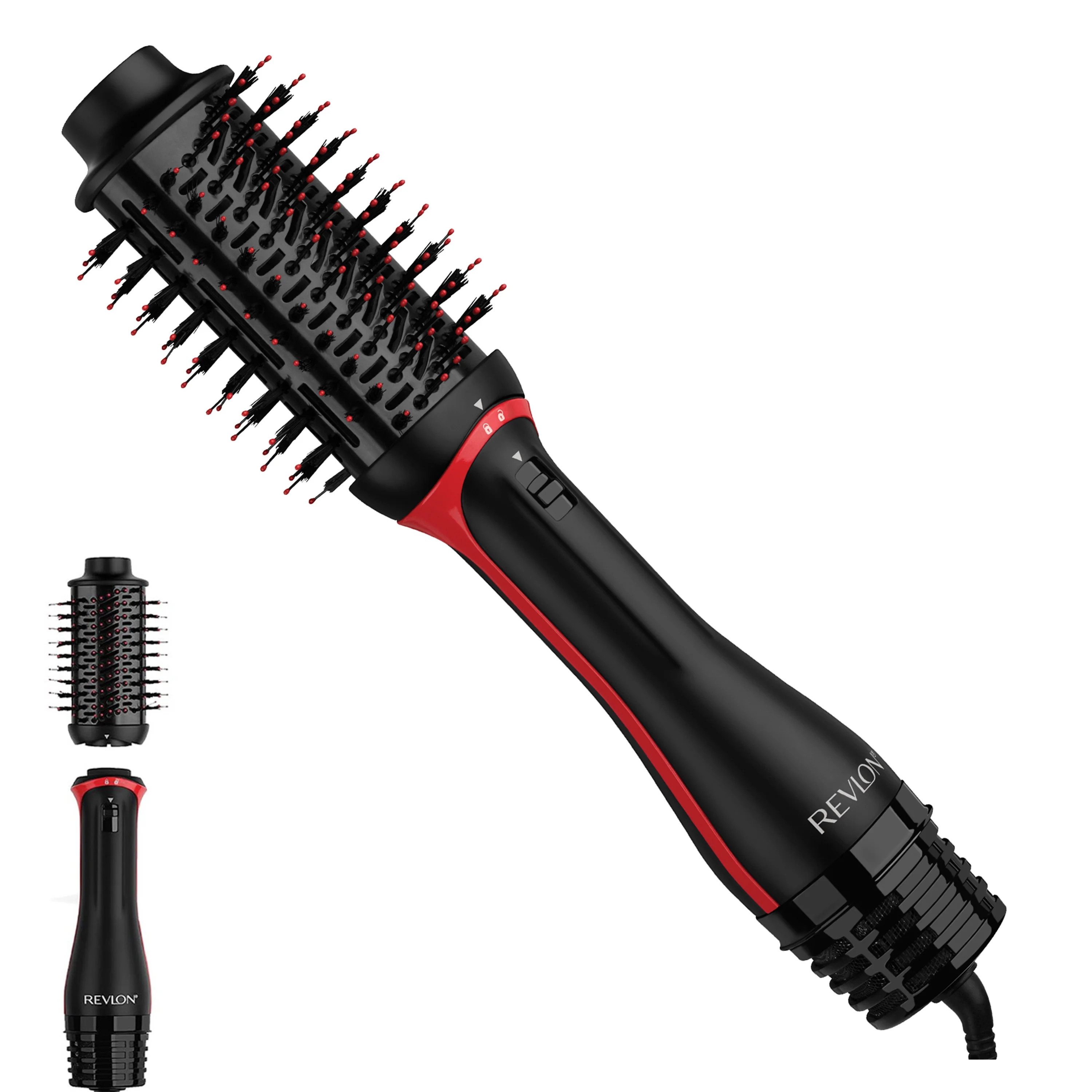 Revlon One-Step Volumizer Plus Hair Dryer and Hot Air Brush, Black | Walmart (US)