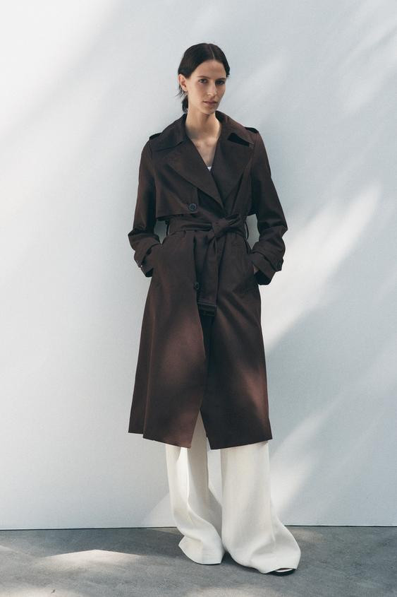 ZW COLLECTION WATER-REPELLENT TRENCH COAT | Zara UK