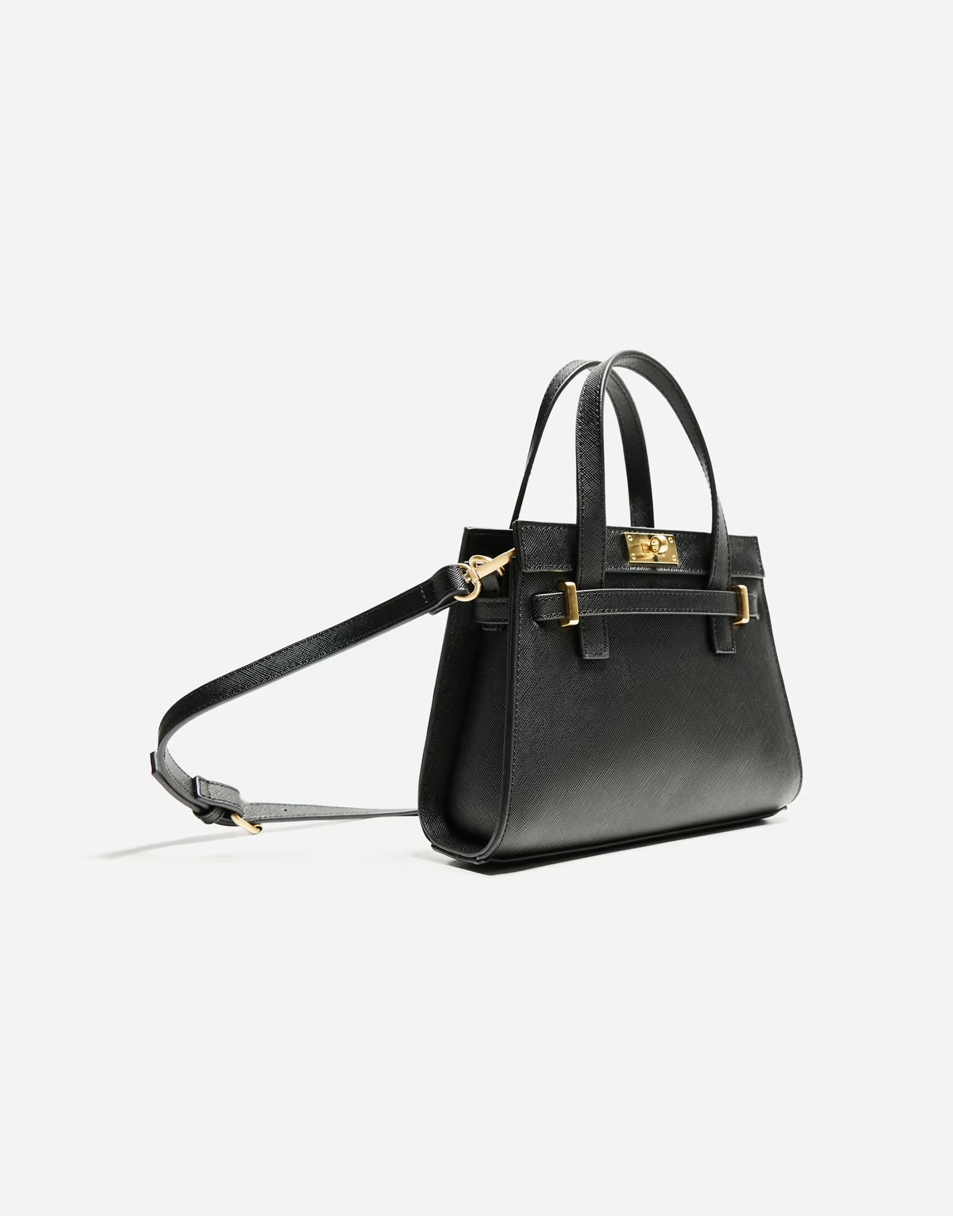Bershka textured minaudiere in black | ASOS (Global)