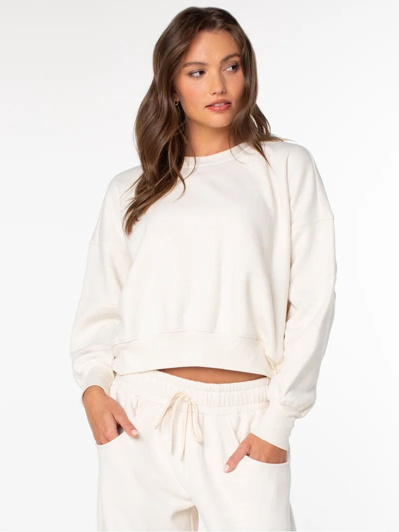Celebrity Pink Women's and Women's Plus Pullover Sweatshirt, Sizes XS-4X | Walmart (US)