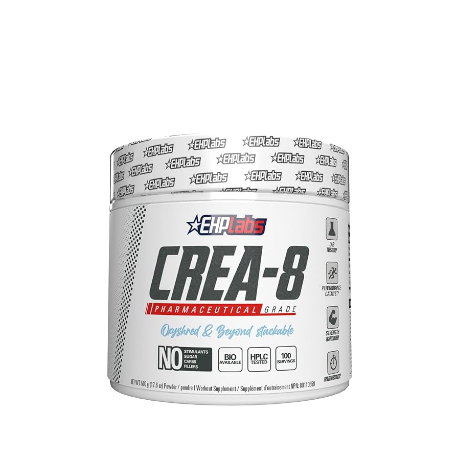 EHP Labs CREA-8 Creatine Monohydrate Powder - Creatine Powder for Building Lean Muscle Mass, Impr... | Amazon (CA)
