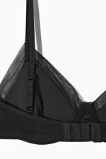 UNDERWIRED MESH-PANELLED BRA - BLACK - COS | COS (EU)