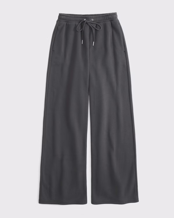 High Rise Sunday Wide Leg Sweatpant | Abercrombie & Fitch (US)