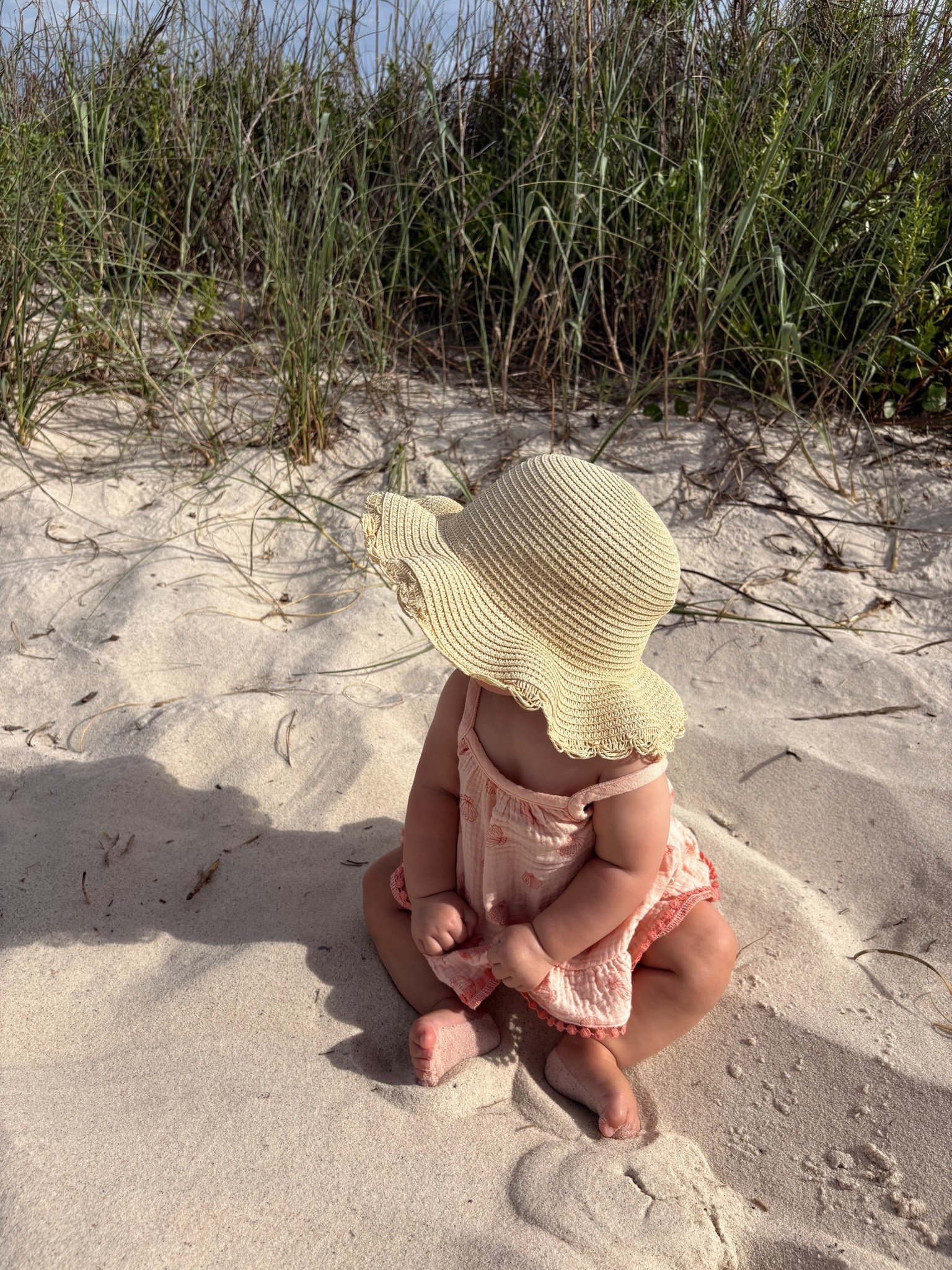 The cutest little beach baby hat 🫧🐚

#LTKootd #LTKBump #LTKBaby