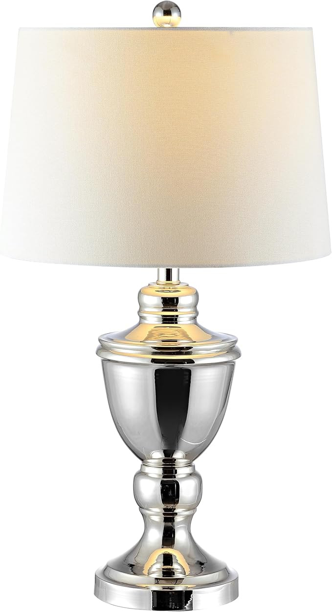 SAFAVIEH Lighting Collection Ressa Modern Contemporary Polished Nickel 27-inch Bedroom Living Roo... | Amazon (US)