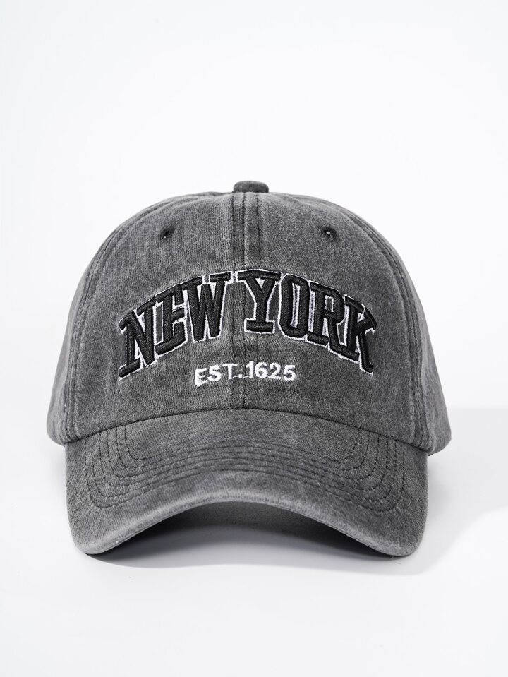 1pc Women's Denim Baseball Cap With Letter Embroidery | SHEIN