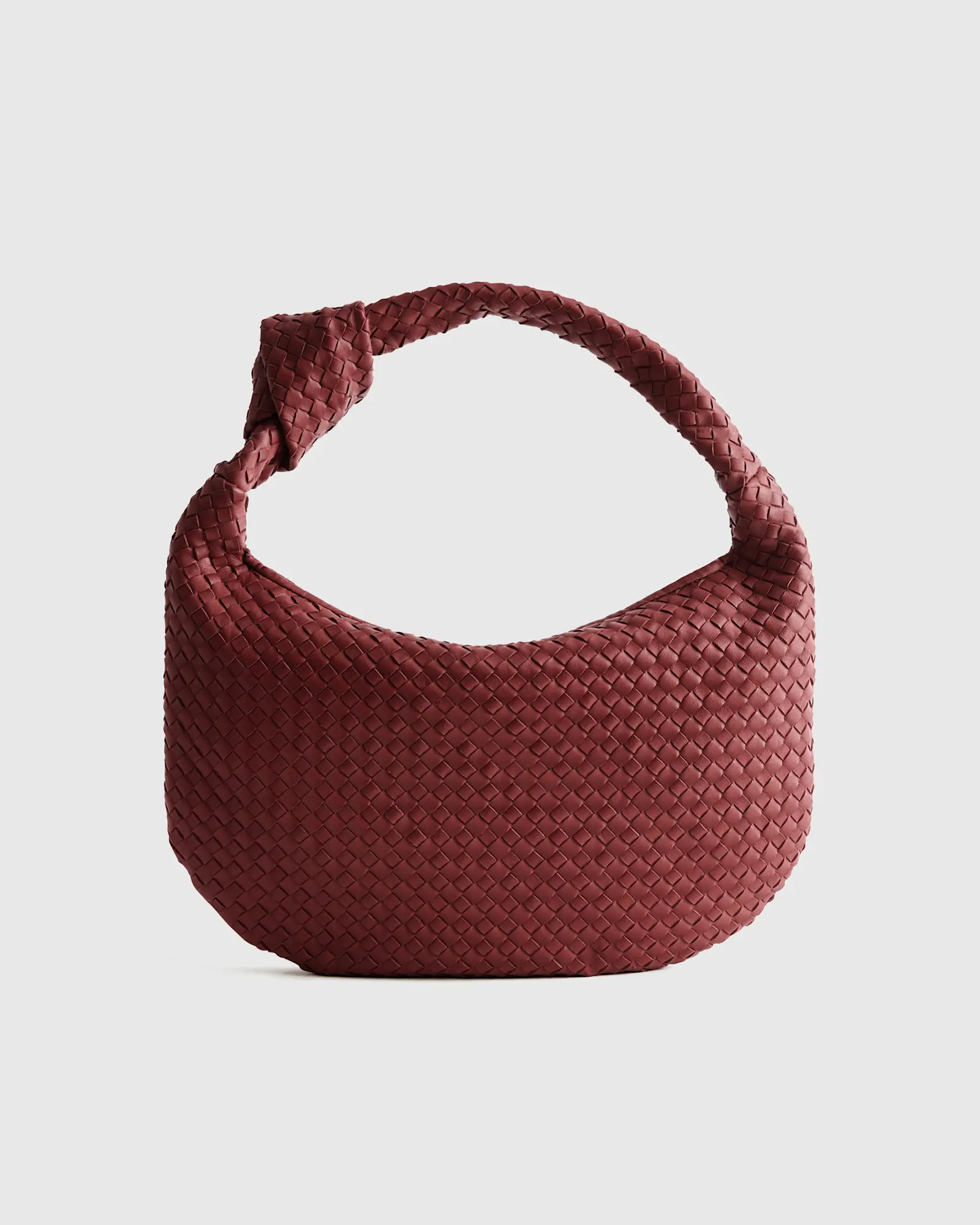 Italian Leather Handwoven Slouchy Shoulder Bag | Quince