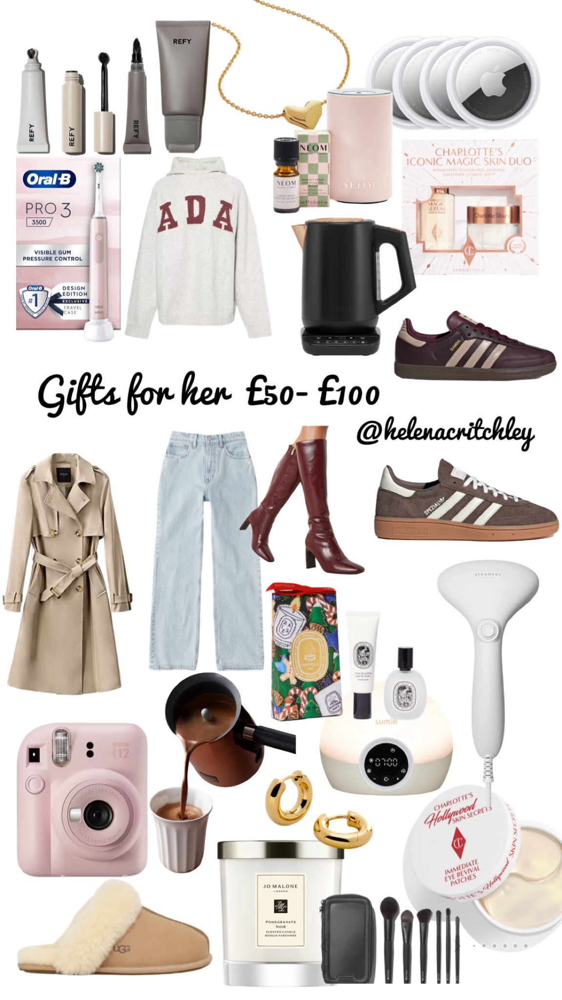 Gifts for her £50-£100 ❤️

Christmas gifts, Christmas gifts for her, gifts for her, gift guide, sambas, adanola #christmasgifts #giftsforher #giftguide 

#LTKgiftguide