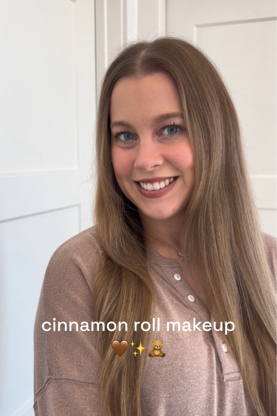 cinnamon girl makeup🤎🧸
