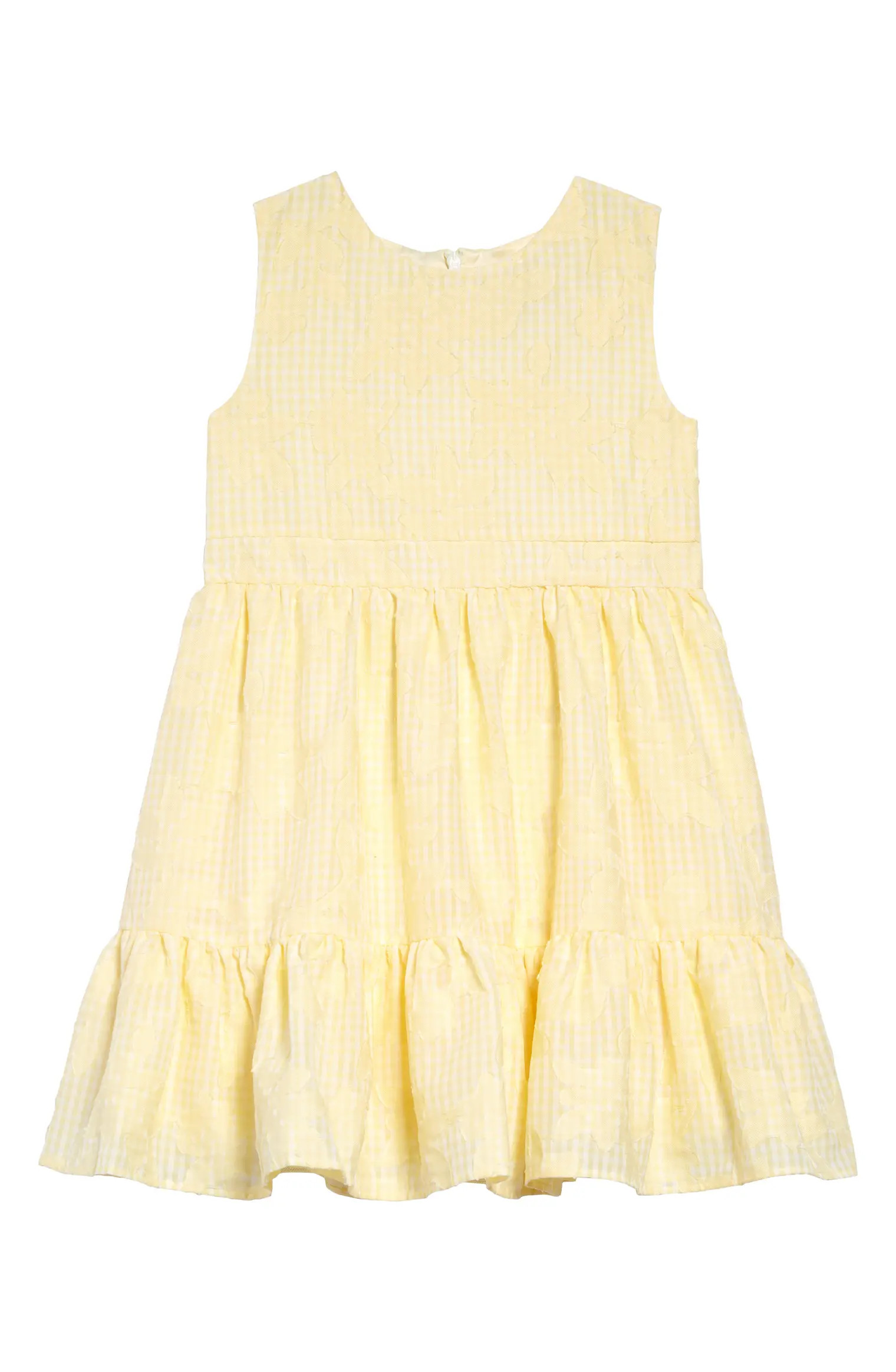 Floral Appliqué Sleeveless Dress | Nordstrom