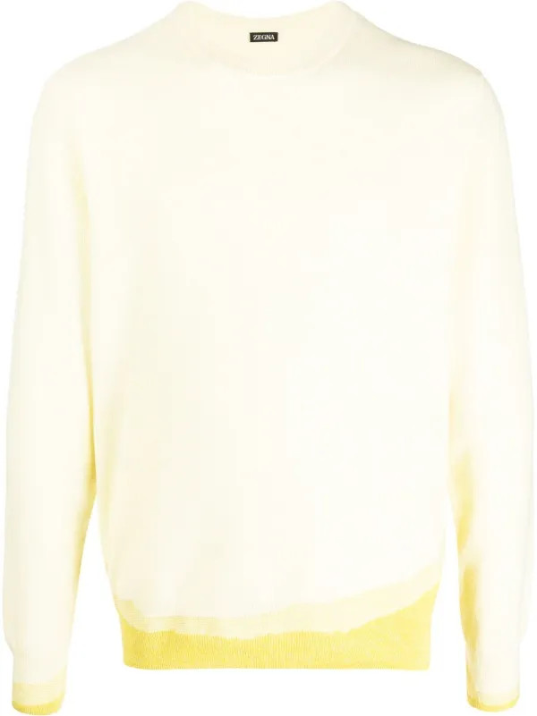 ribbed-knit crew neck sweatshirt | Farfetch Global