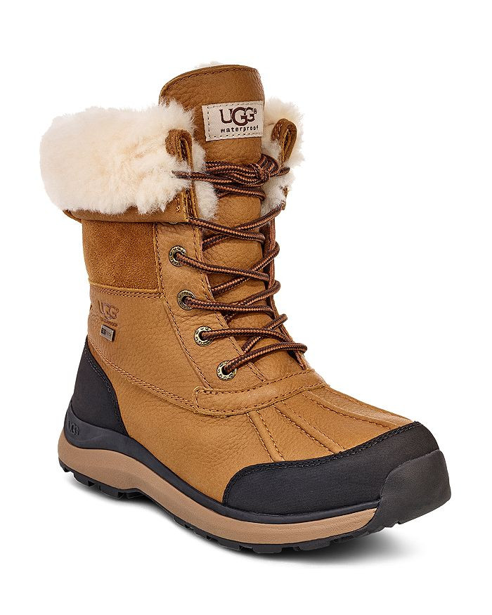 Women's Adirondack Round Toe Leather & Suede Waterproof Booties | Bloomingdale's (US)