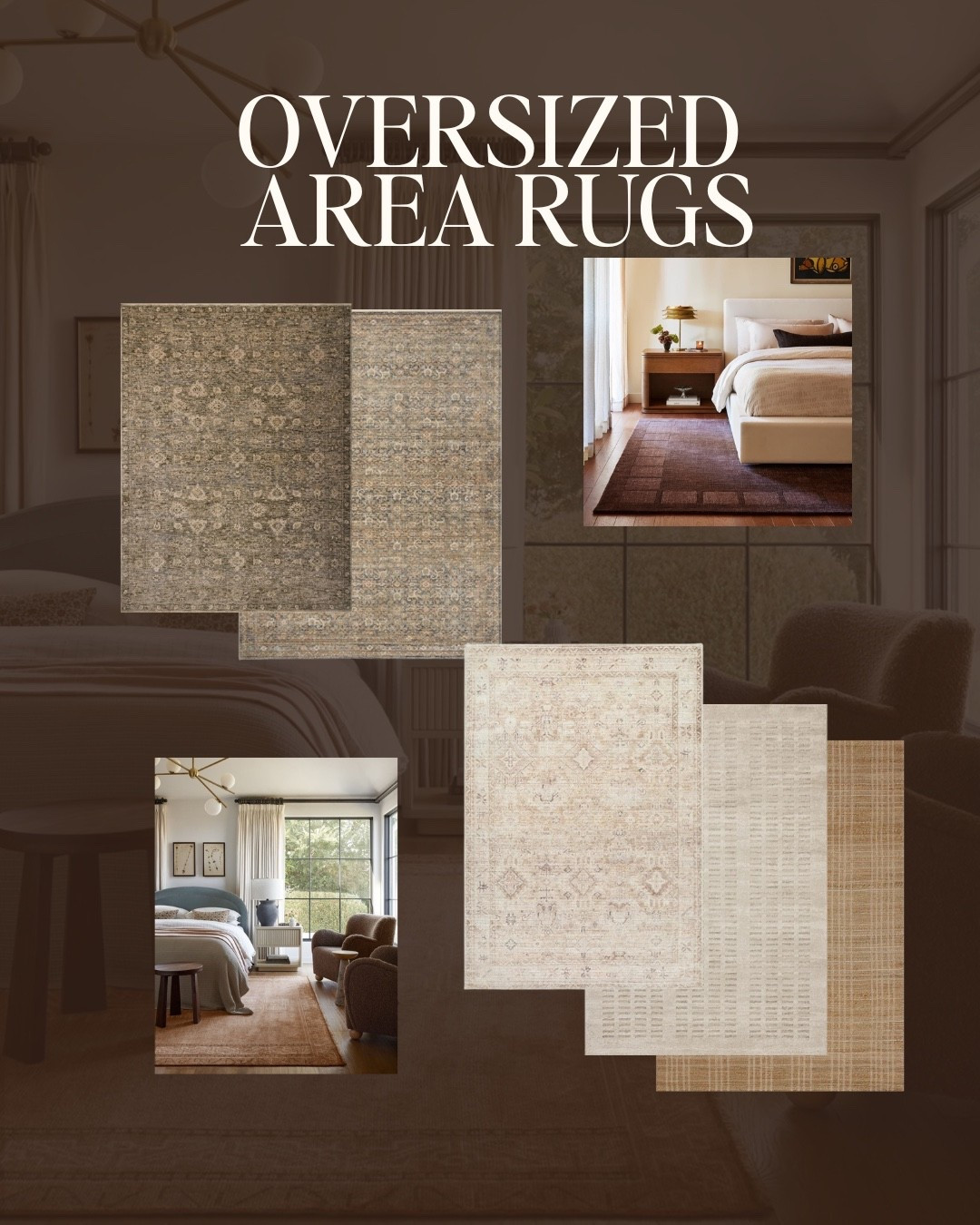 5 GENIUS hacks to make your small bedroom feel WAY bigger instantly 👏✨
No renovation. Just smart design.

1️⃣ Oversized rugs — going bigger actually makes the room feel larger. Undersized rugs do the opposite.
2️⃣ Ceiling-height curtains — hang them high and wide to visually raise the ceiling (this one is a game-changer).
3️⃣ Wall mirrors — bounce light, add depth, and instantly open up the space.
4️⃣ Color drenching — one cohesive color on walls, trim, and even furniture = fewer visual breaks.
5️⃣ Taller photo trees — vertical furniture draws the eye up and maximizes storage without crowding the room.

Small spaces don’t need less style — they need better strategy.

#LTKHome