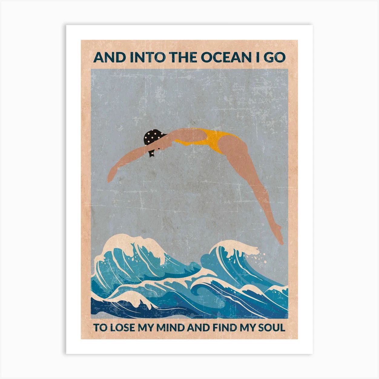 Into The Ocean Blue Art Print | Fy! (UK)