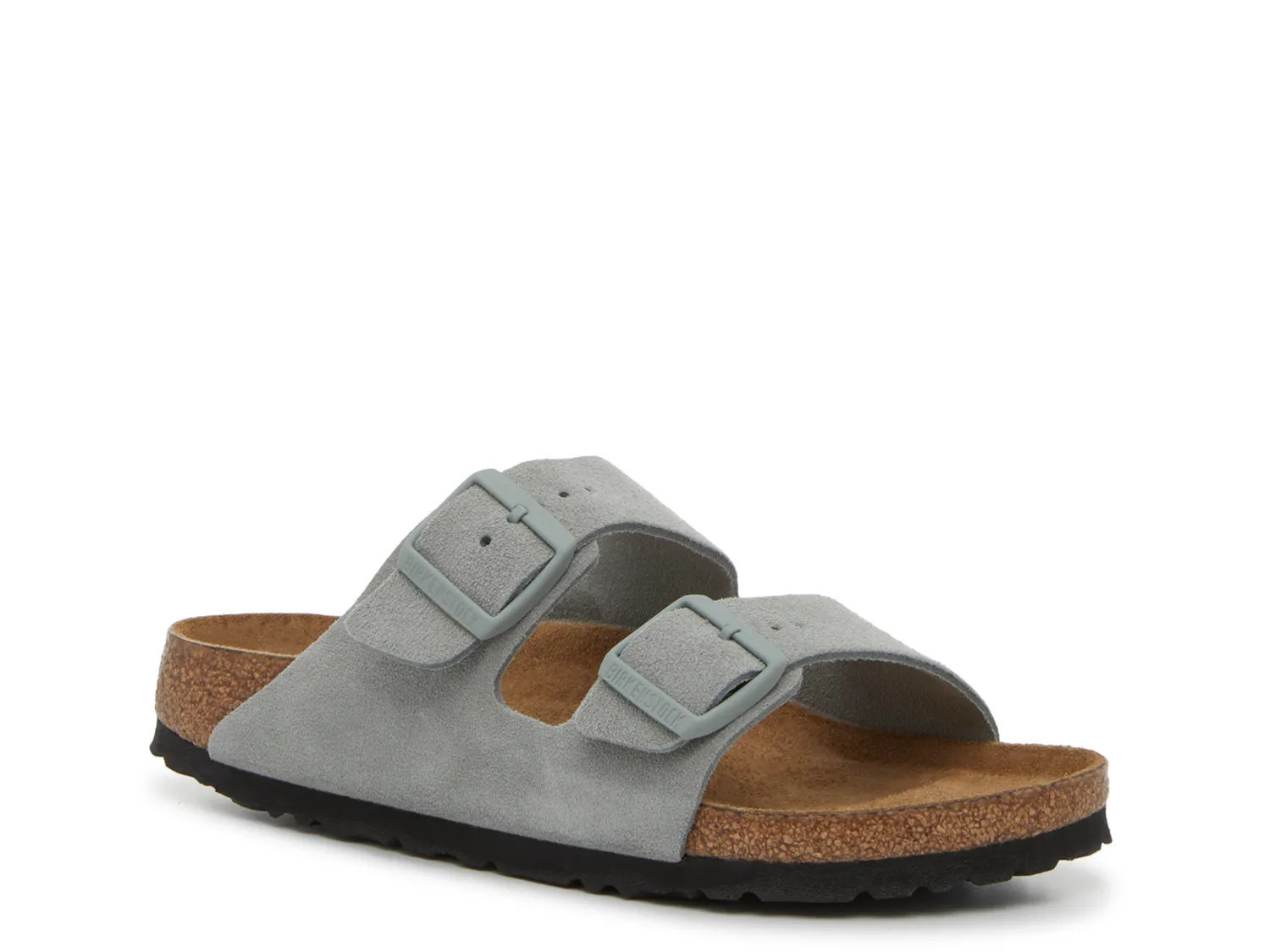 Birkenstock Arizona Slide Sandal | Women's | Light Grey | Size EU 39 / US Womens 8-8.5 / Mens 6-6.5 | Sandals | Footbed | DSW