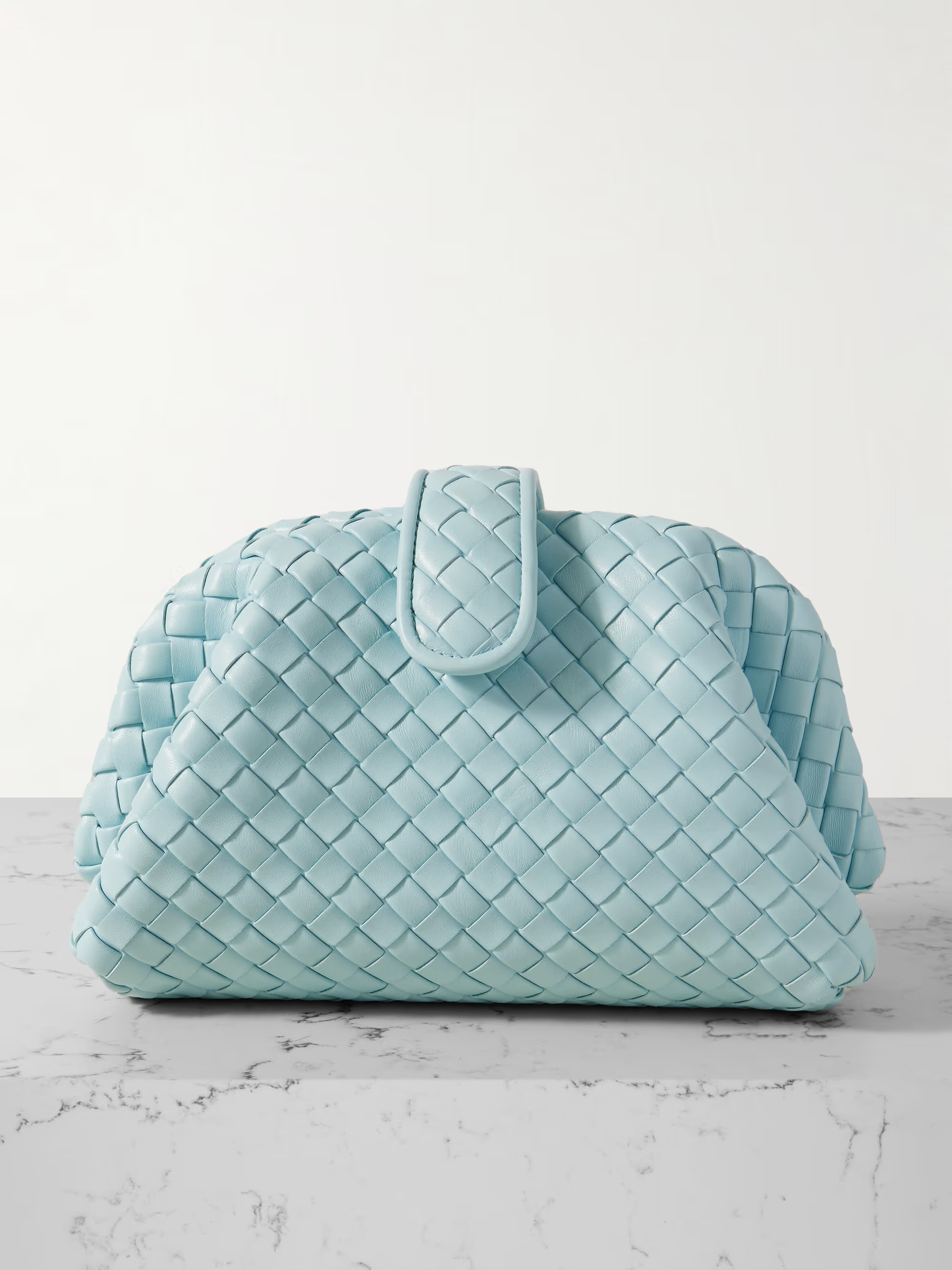 Lauren 1980 small intrecciato leather clutch | NET-A-PORTER (UK & EU)