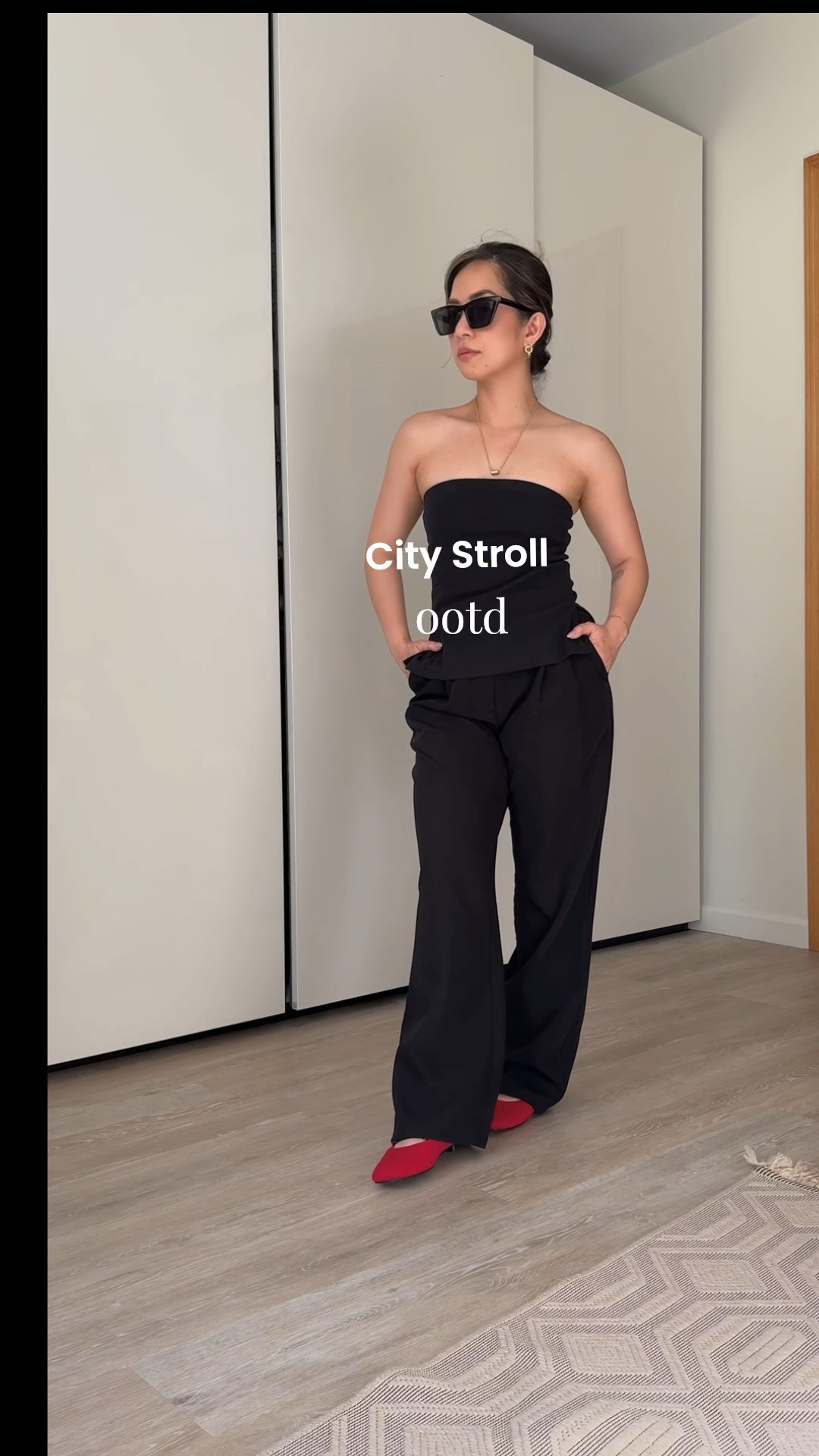 Walk in comfort. Linked Alternatives of the top, trousers and sunnies. Very affordable !! The Viral Vivaia Mary Janes are linked to in different colors. 🥰

#LTKStyleTip #LTKNYFW #LTKPetite