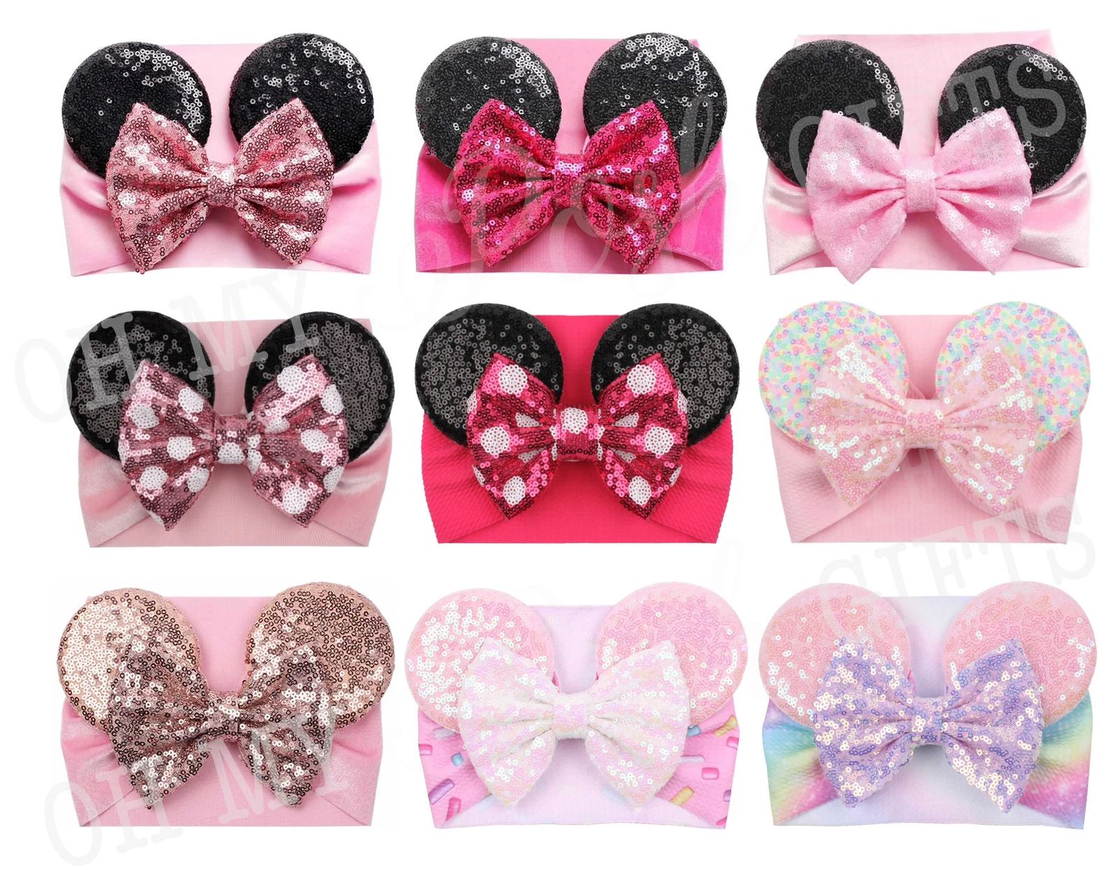 Minnie mouse ears, Disney ears, baby minnie mouse ears, Minnie mouse headband, baby Minnie ears, ... | Etsy (US)