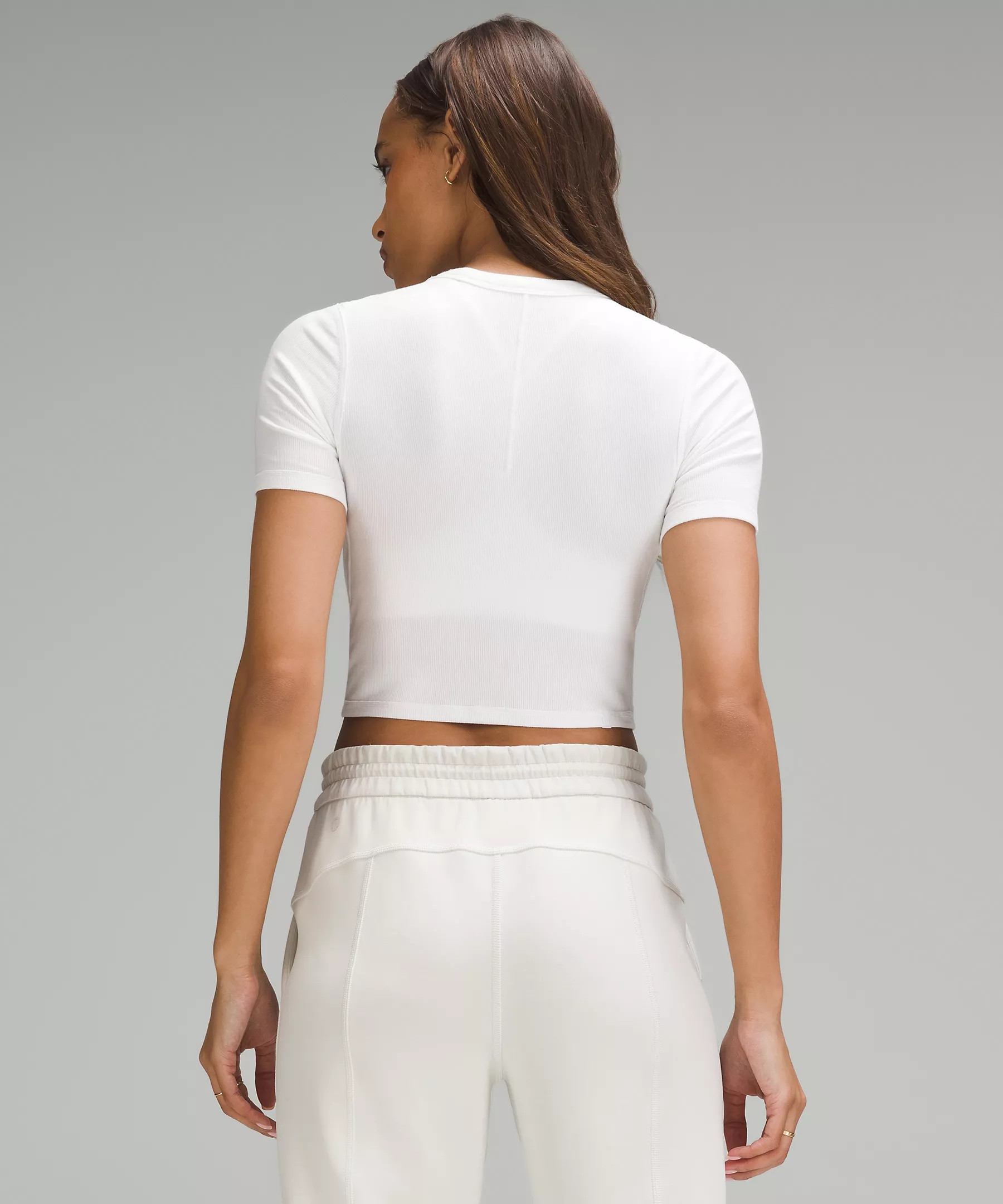 Hold Tight Straight-Hem Cropped T-Shirt | Lululemon (US)