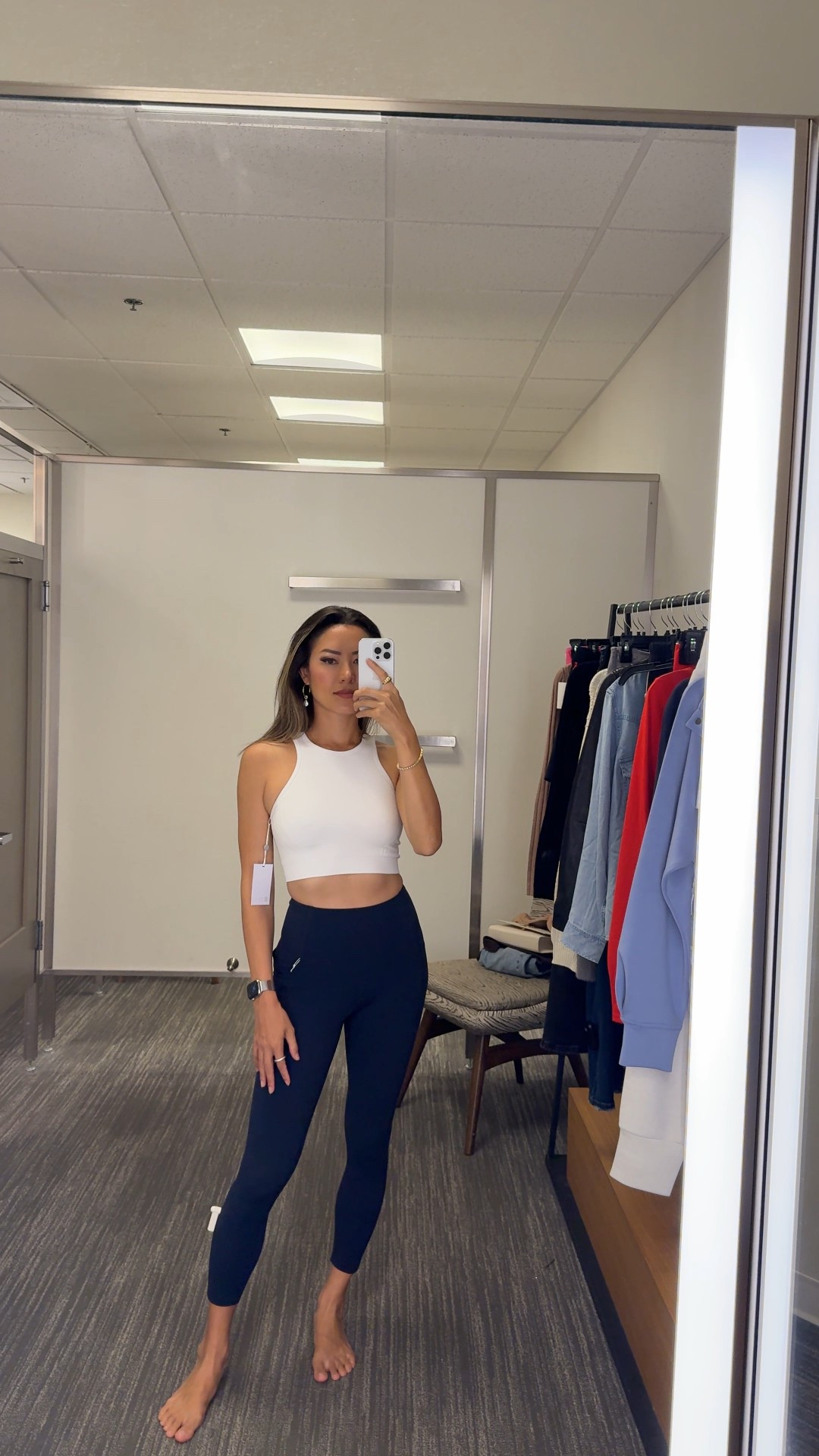 Oooo I just love these leggings! They feel so nice!!! Size XS! The sports bra crop is also good but has no padding  #nsale

#LTKFindsUnder100 #LTKSaleAlert #LTKStyleTip