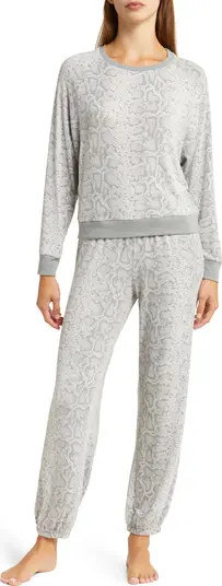 Star Seeker Brushed Jersey Pajamas | Nordstrom