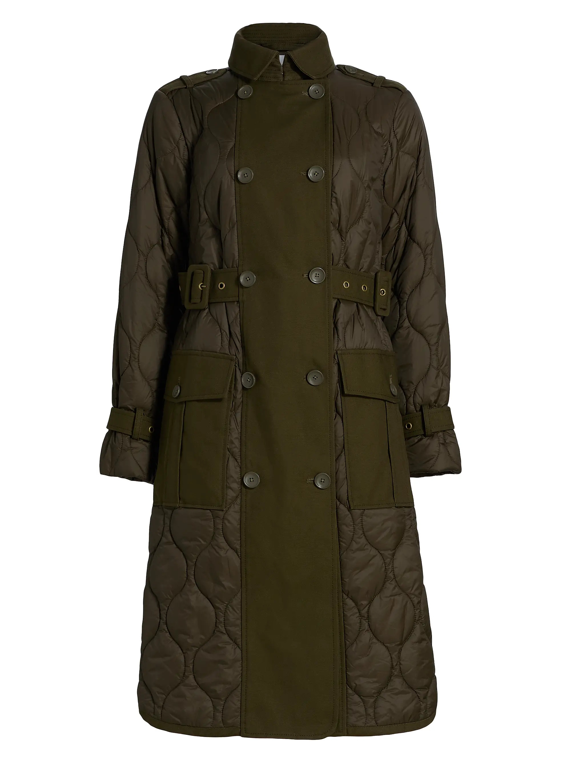 Newberry Quilted Button-Front Coat | Saks Fifth Avenue