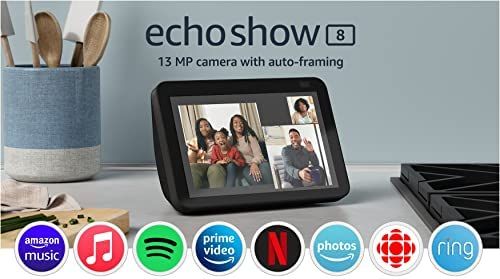 Echo Show 8 (2nd Gen, 2021 release) | HD smart display with Smart Home connectivity and Alexa | C... | Amazon (US)