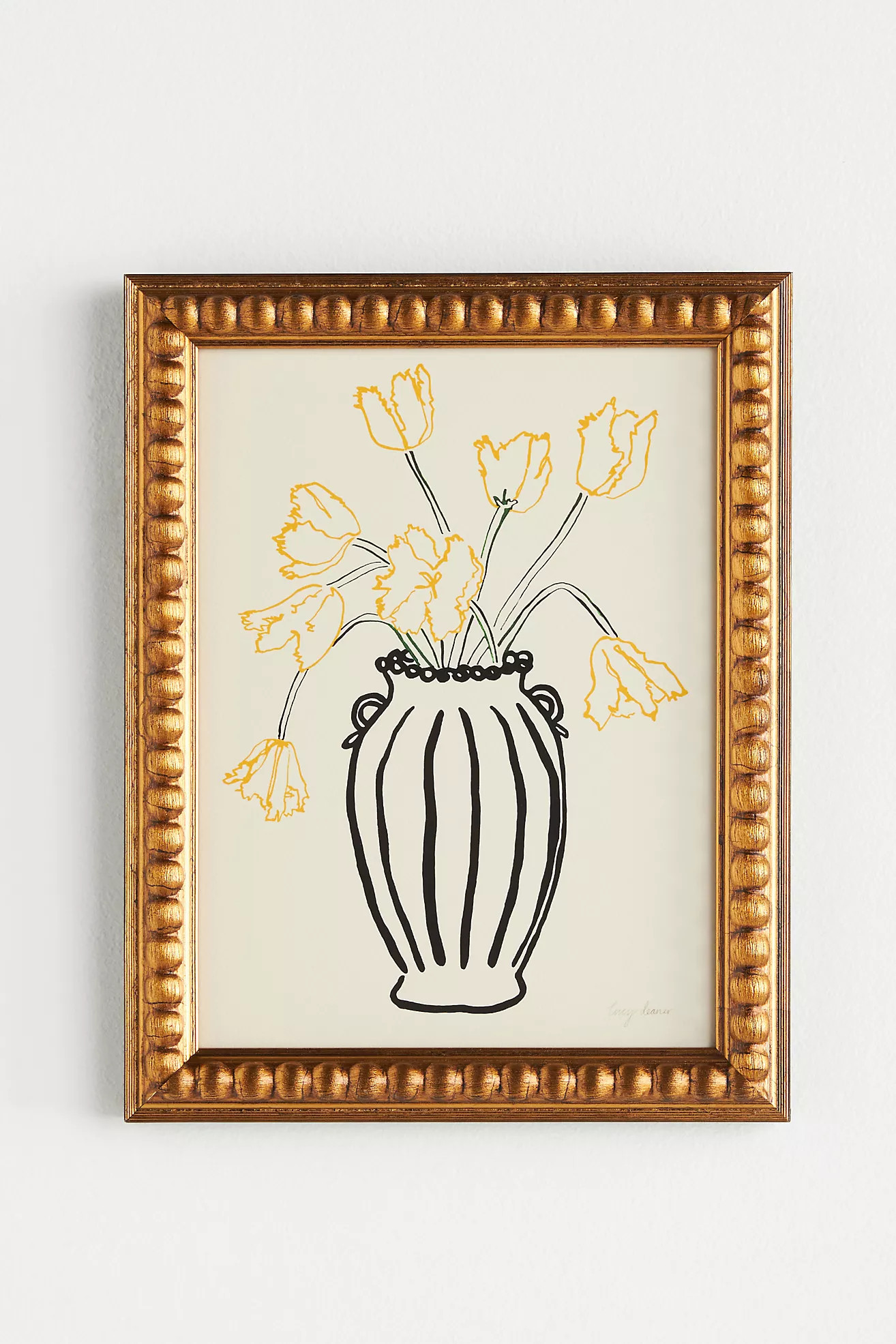 Parrot Tulips in a Vase Wall Art | Anthropologie (US)