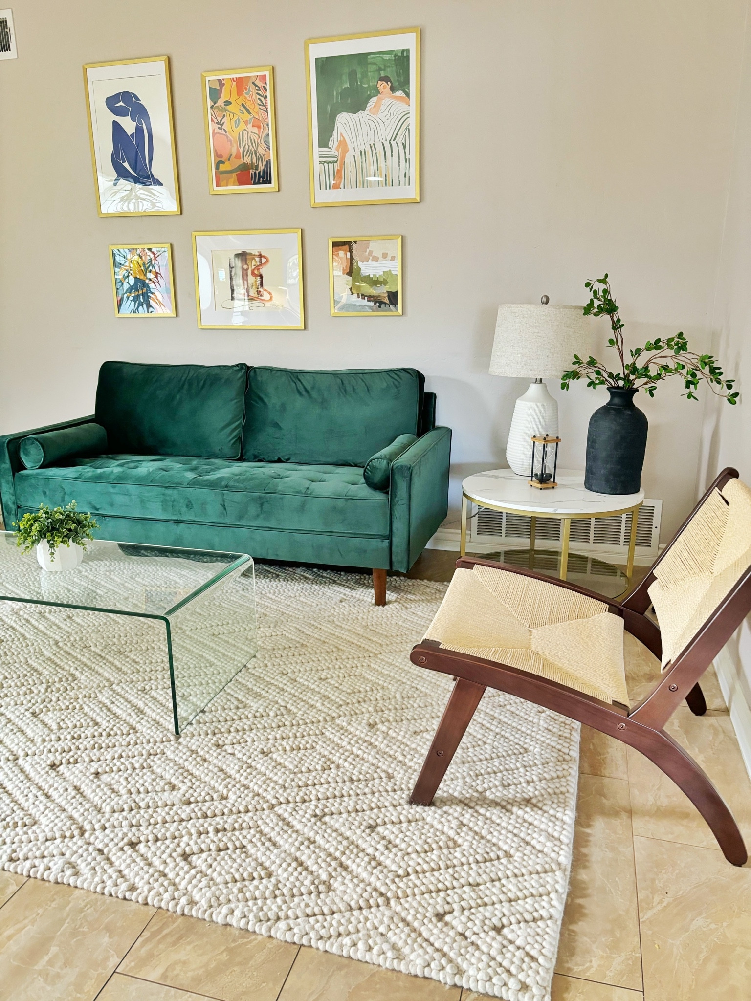 We added a little color and some personality to a dark corner of Julie’s house.  This couch is seriously adorable and it’s affordable too!  

#LTKHome #LTKOver40