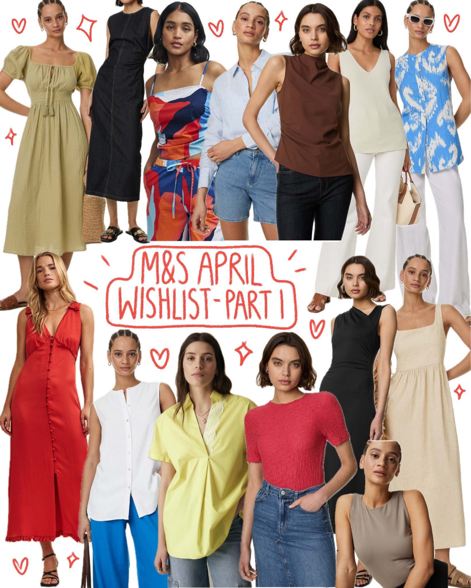 M&S April Wishlist Part 1!
Summer outfits, spring outfits, outfit inspo, summer fashion trends 2024, holiday outfit, brunch outfit, summer dress, linen shirt, wedding guest dress, summer capsule wardrobe 🤍

#LTKstyletip #LTKworkwear #LTKfindsunder100