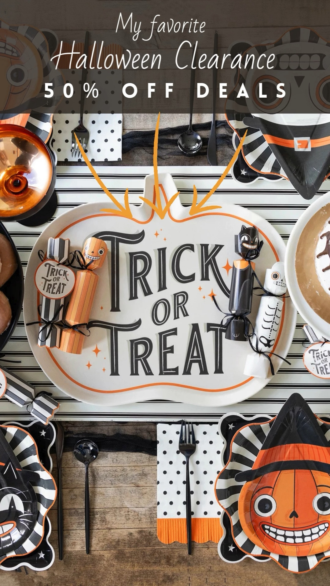 🎃 Halloween might be over, but the spooky savings are just beginning! 👻 

Snag these Halloween clearance deals from My Mind's Eye, and add a vintage, nostalgic touch to your next haunted gathering. 🖤🕸️ 

From charming hanging decor to adorable paper plates and napkins, these party essentials are perfect for planning ahead for next year’s celebrations—or hosting a belated spooky soirée! 🧙‍♀️ 

Tap to shop and stock up on these classic black cats, skeletons, and jack-o-lanterns before they’re gone! 🎉 

#HalloweenDeals #VintageHalloween #PartyDecor 

 

#LTKSeasonal #LTKVideo #LTKSaleAlert