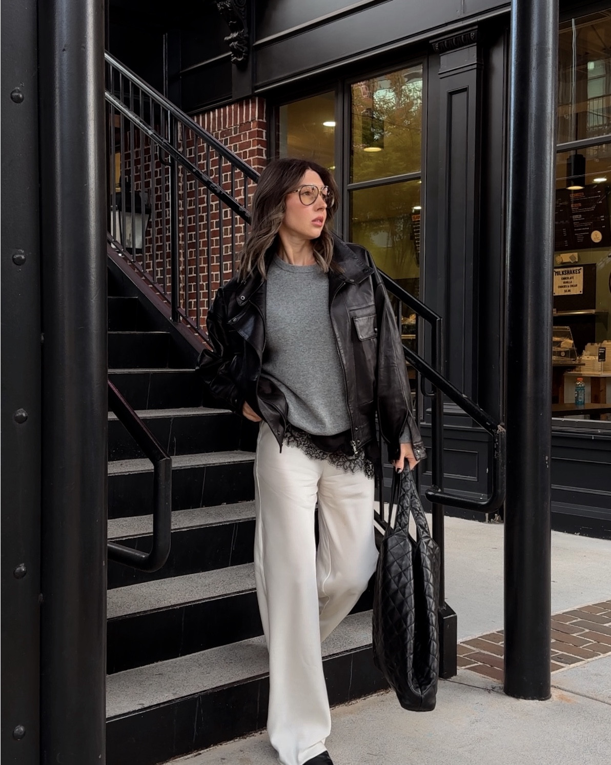 Soft meets structured — satin, leather, and cashmere in one mood.
It’s confidence, not occasion, that decides what to wear.

#OOTD #FallStyle #QuietLuxury #ElevatedMinimalism #TatianaHarkinsStyle #SoftDrama #EffortlessChic #FallEdit #Over40Style #CapsuleWardrobe #ModernClassic


#LTKOver40 #LTKStyleTip #LTKSeasonal