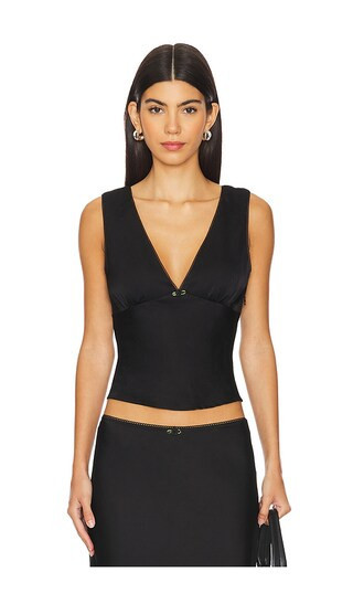 NIA Celia Top in Black. - size M | Revolve Clothing (Global)