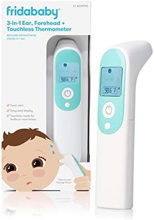 3-in-1 Ear, Forehead + Touchless Infrared Thermometer for Babies, Toddlers, Adults, and Bottle Te... | Amazon (US)