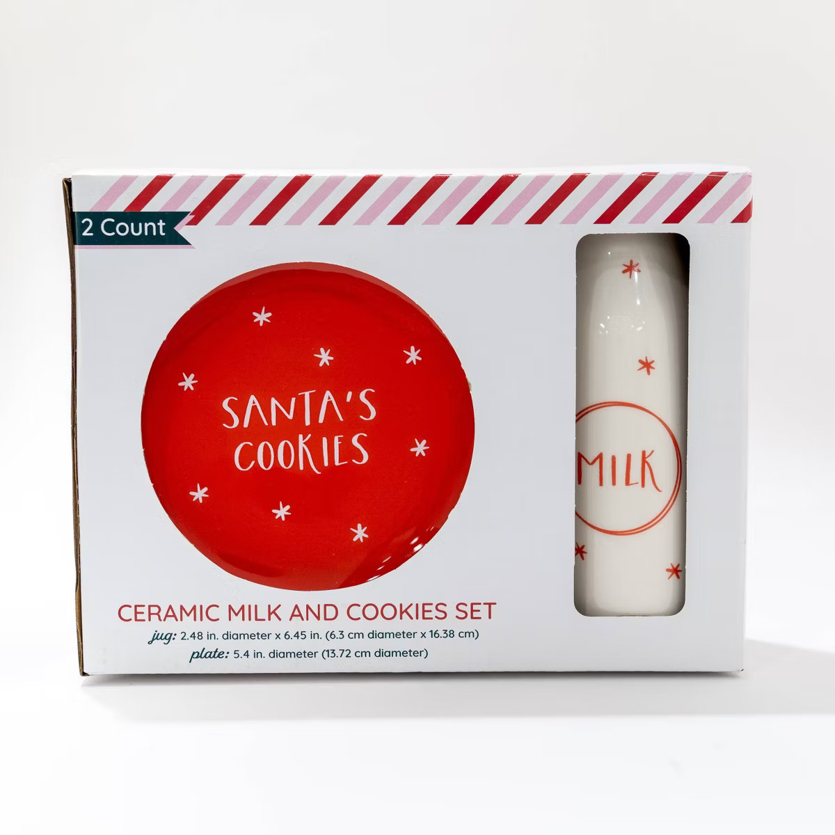 Santa's Milk and Cookies Ceramic Serveware - Bullseye's Playground™ | Target