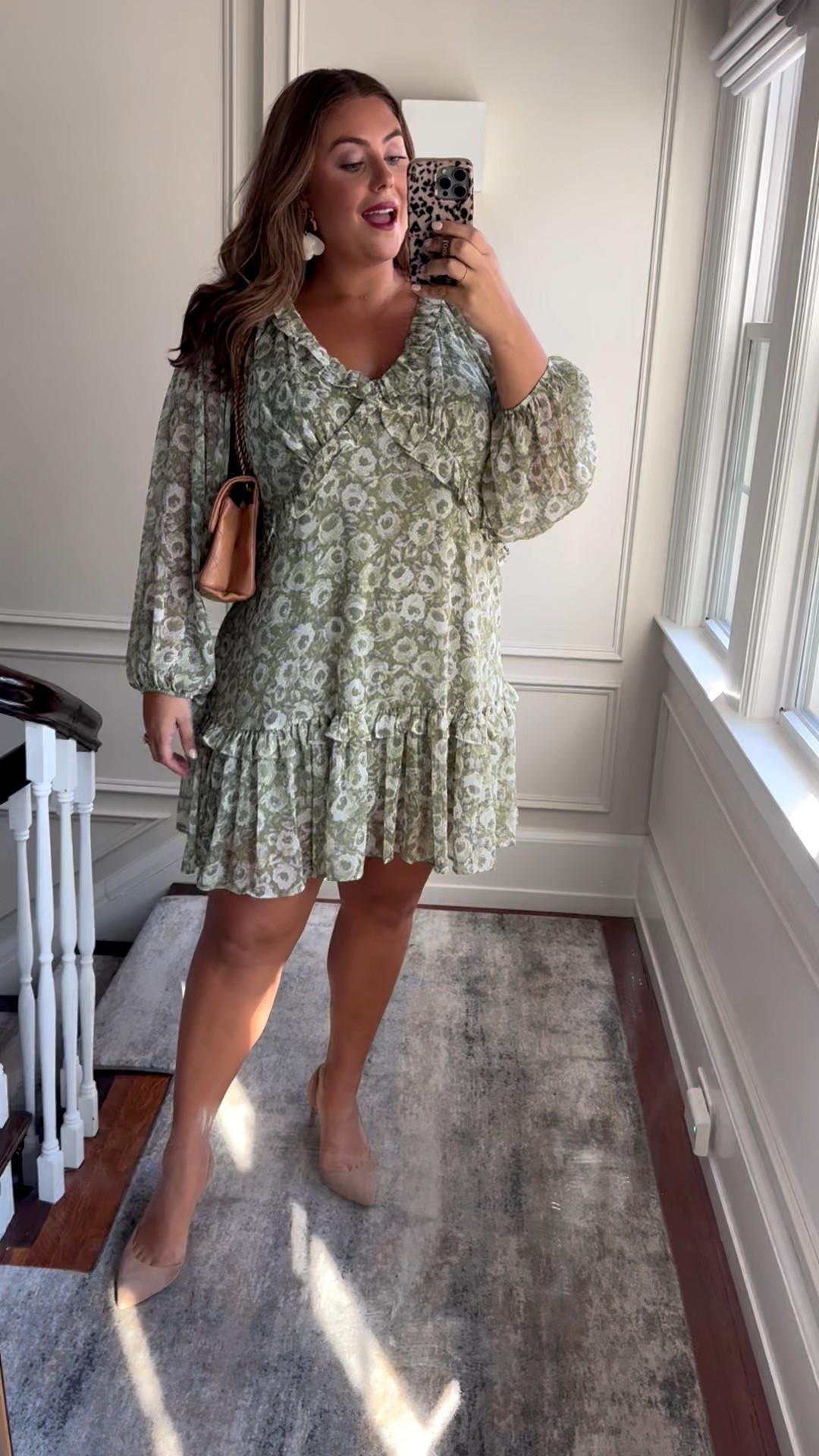 Wearing size 2X in dress, decided to size up for a little extra roominess and length, xl in shapermint shorts use caralyn20 - baby shower outfit - Loverly grey for anthro dress — suede heels are old
J crew 

#LTKStyleTip #LTKPlusSize #LTKSeasonal