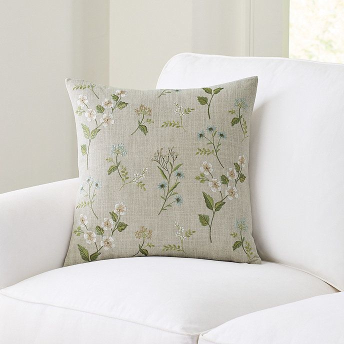 Aveline Embroidered Pillow | Ballard Designs, Inc.