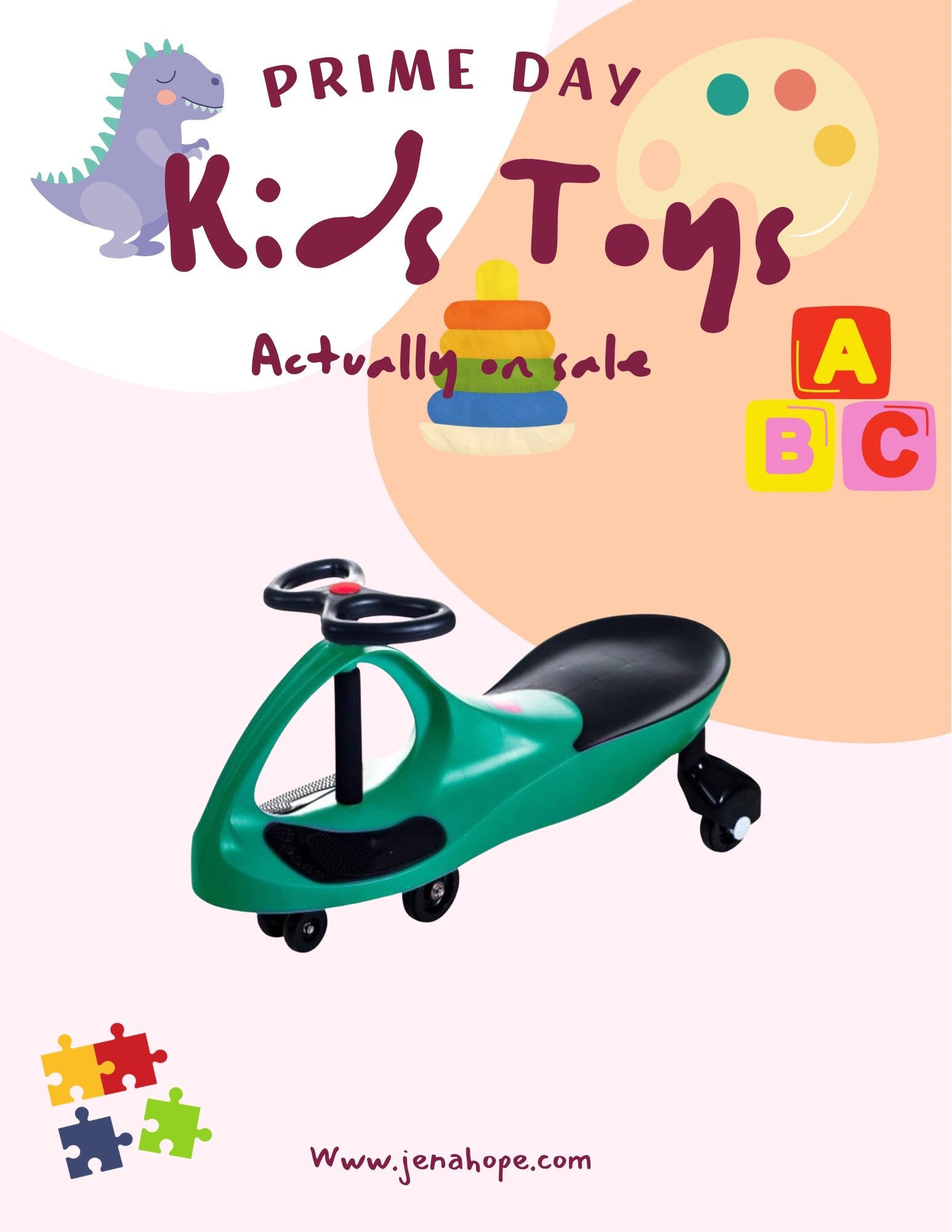 Kids Wiggle Car on Sale for Prime Day 

Kids toys, kids gifts, toys for 5 year olds 