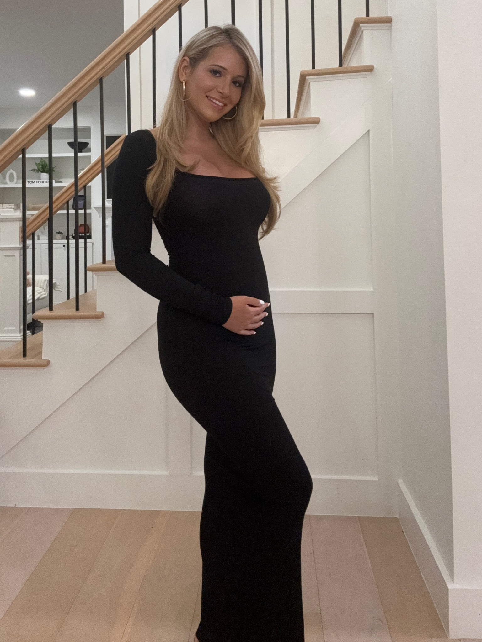 Long sleeve bodycon dress from skims