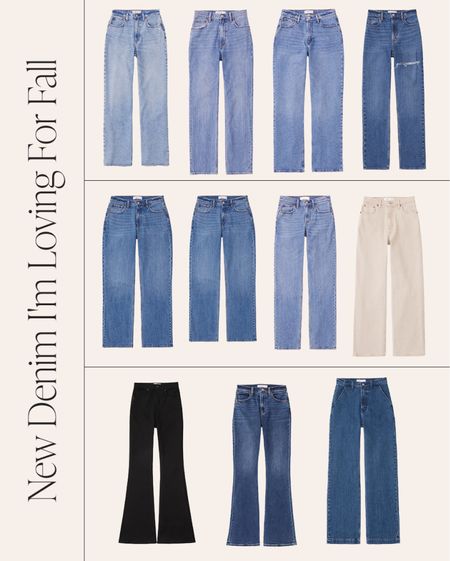 Denim for Fall, A&F denim styles 

#LTKBacktoSchool #LTKstyletip #LTKSeasonal