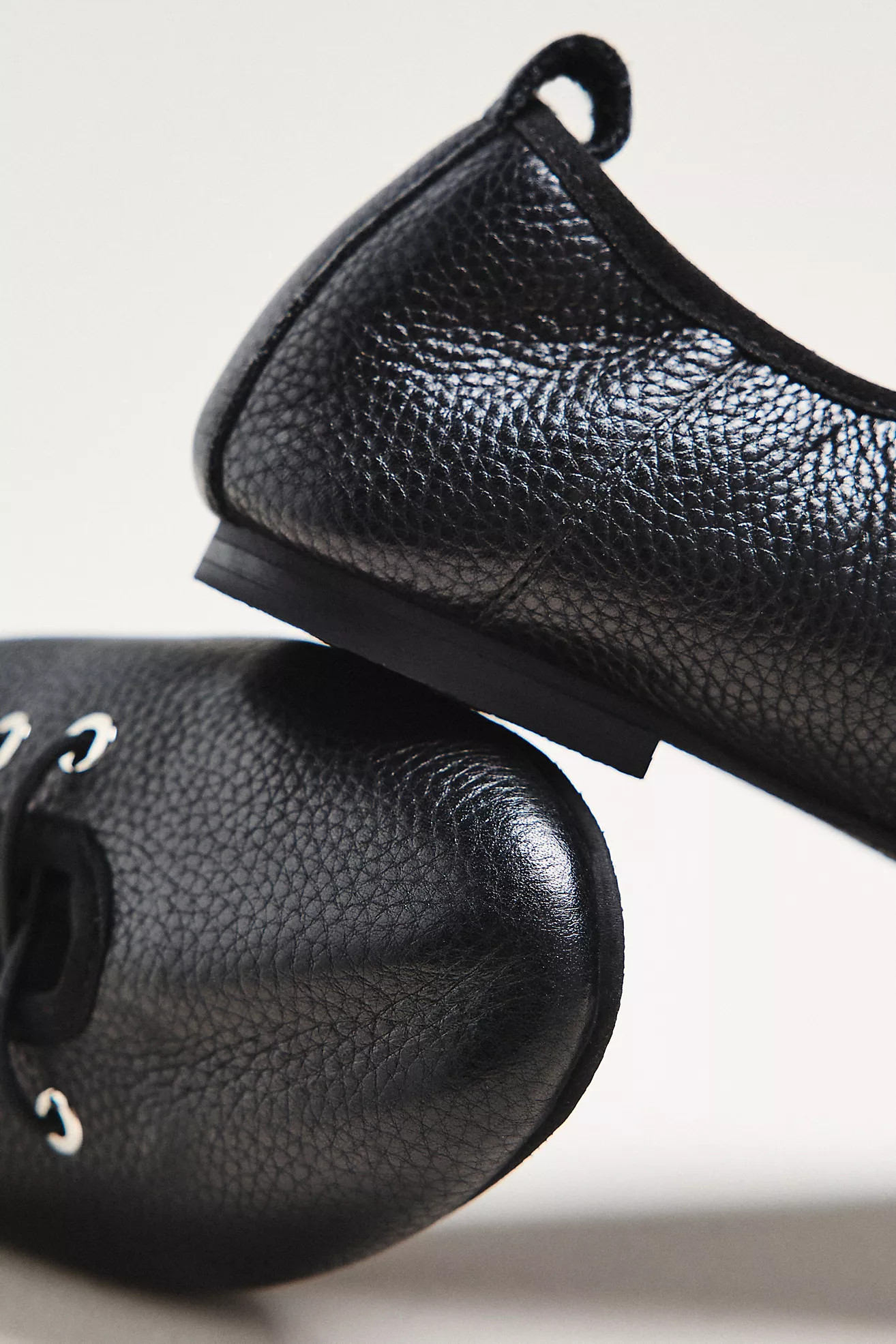 Intentionally Blank Atomic Lace-Up Ballet Flats | Anthropologie (US)