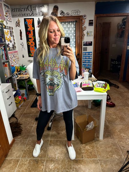 Graphic tees and leggings…. So good! This tee is from @buckle and the leggings are @lululemon paired with @vans #graphictee #leggings #lululemon #buckle #spring #springfashion 

#LTKfindsunder50 #LTKstyletip #LTKSeasonal