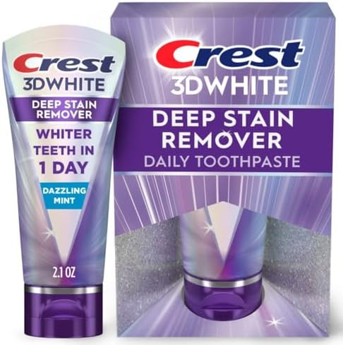 Crest 3DWhite Brilliance Deep Stain Remover Dazzling Mint Toothpaste - 2.1oz | Amazon (US)