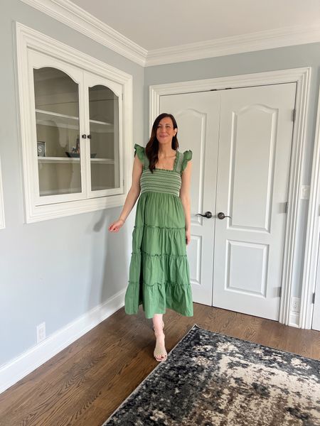 Loving this green embroidered dress, the fit is perfect and the color is great for spring and summer. It comes in two other great colors and is perfect for the bump! 

Use code fashinny25 for 25% off your purchase! 

#LTKbump #LTKstyletip #LTKfindsunder100