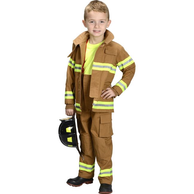 Jr. Firefighter Suit, Tan | Maisonette