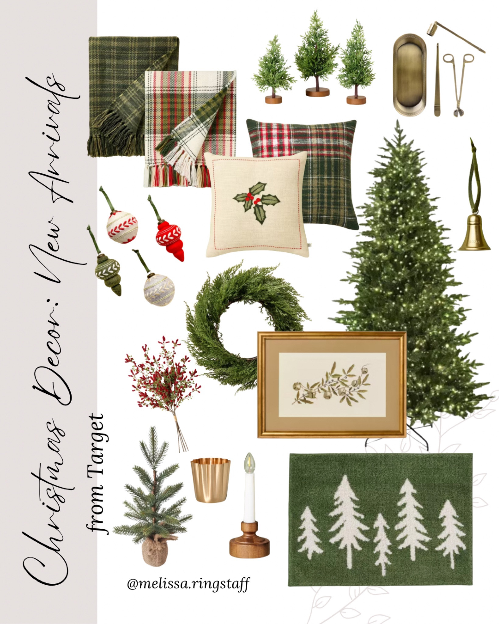 So many pretty Christmas home decor items this year at Target! 

#LTKFindsUnder50 #LTKSeasonal #LTKHome