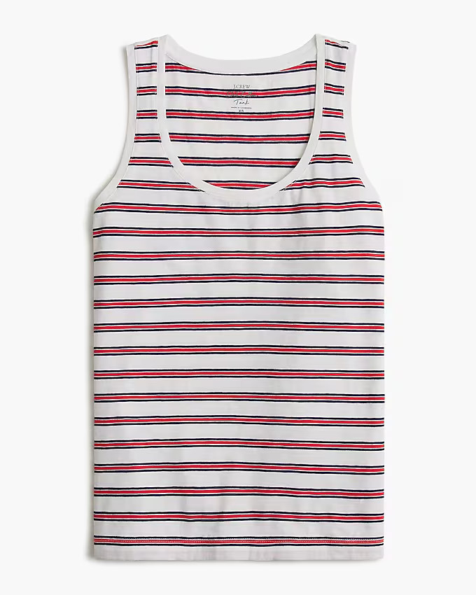 Striped vintage slub cotton tank top | J.Crew Factory
