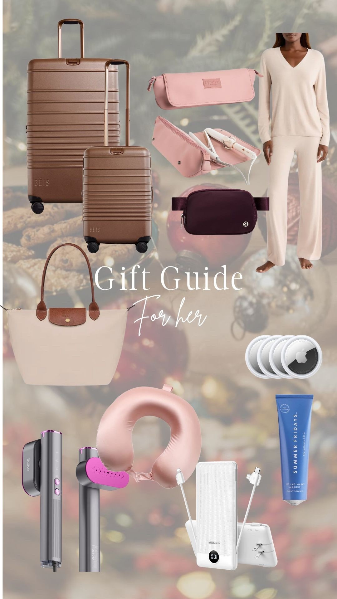 Gift guide for the travel girl 

#LTKTravel #LTKGiftGuide #LTKHoliday