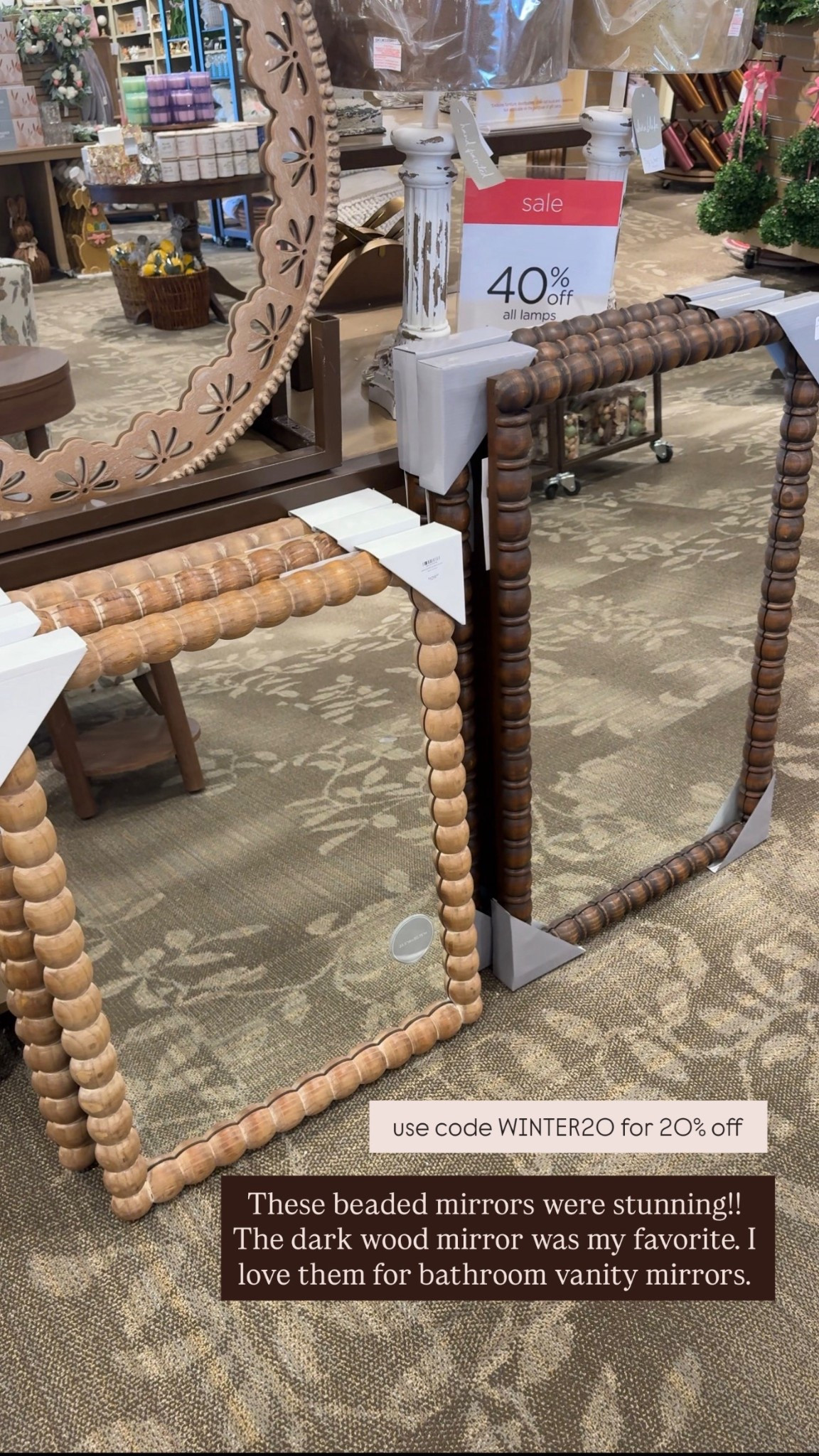 Kirklands finds | beaded mirrors | bathroom mirror | console table mirror | budget friendly | wall decor | home decor 

#LTKSaleAlert #LTKHome