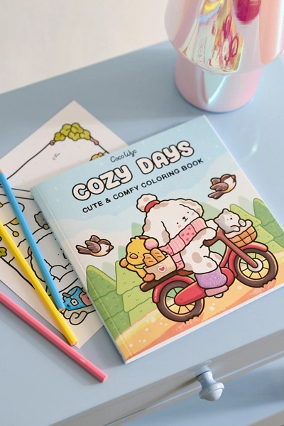 Cute & Comfy Coloring Book For Adults And Kids By Coco Wyo | Urban Outfitters (US and RoW)
